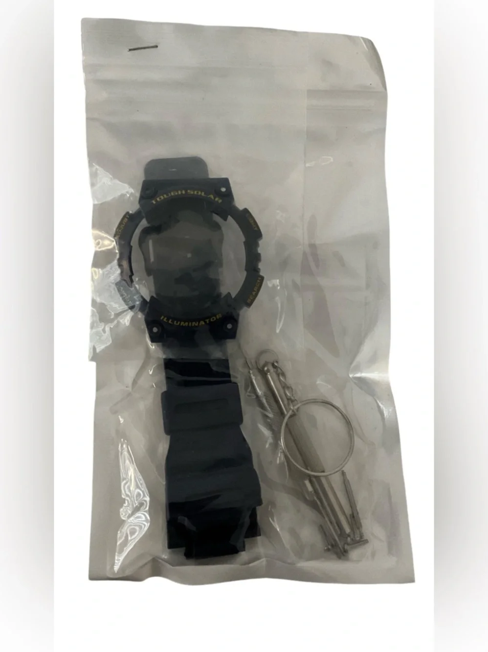 Navy Blue Tough Solar Style Replacement Watch Band Bezel Repair Kit